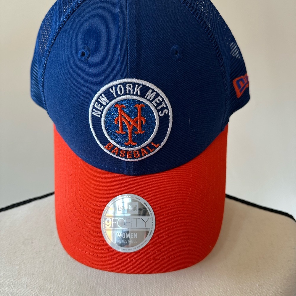 New York Mets Glitter Blue and Red Cap - new with tags!